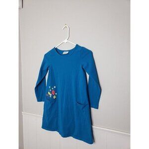 HANNA ANDERSSON Blue Floral Dress